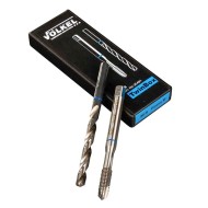 Set TwinBox, tarod HSS-E, forma B, banda albastra + burghiu, DIN 371-376, VOLKEL