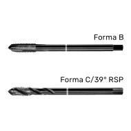 Tarozi de masina, universali, HSS-E VAP, banda alba, filet metric fin, DIN 374, forma B si C 39 RSP, Volkel