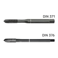 Tarozi universali HSS-E VAP, banda alba, forma B, pentru gauri strapunse, filet UNF, ≈ DIN 371-376, VOLKEL