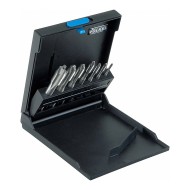 Set 7 tarozi HSS-E, banda neagra, filet metric - forma C, pentru gauri strapunse si infundate, DIN 371-376, Volkel