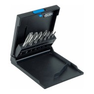 Set 7 tarozi HSS-E, banda portocalie, pentru gauri strapunse si infundate, filet metric - forma C, Volkel