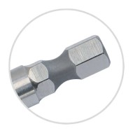 Trusa de filetare TriBit², M3 x 0.50, burghiu bit 3.3 mm, tesitor 8.3 mm, burghiu combinat M4, tarod bit M4, Volkel