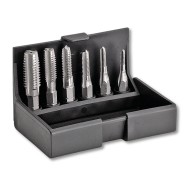 Set de 6 tarozi bit inch HexTap S inch, HSS-G, caseta din plastic, VOLKEL