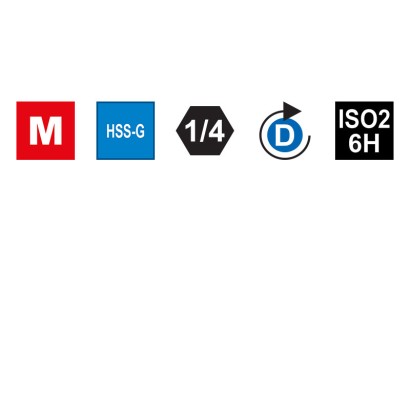 Set de 6 tarozi bit inch...