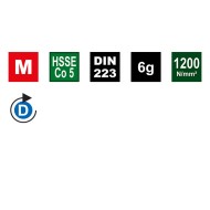 Filiere forma B, filet metric ISO DIN 13, directie filetare dreapta, DIN 223, DIN EN 22568, Volkel