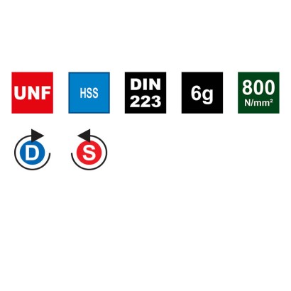 Filiere forma B, filet UNF,...