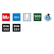 Trusa filetare cu tarozi de mana si filiere, HSS-G, 31 piese, filet pe dreapta, gaurire strapunsa si infundata, Volkel