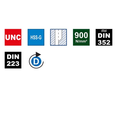 Trusa filetare cu tarozi de...