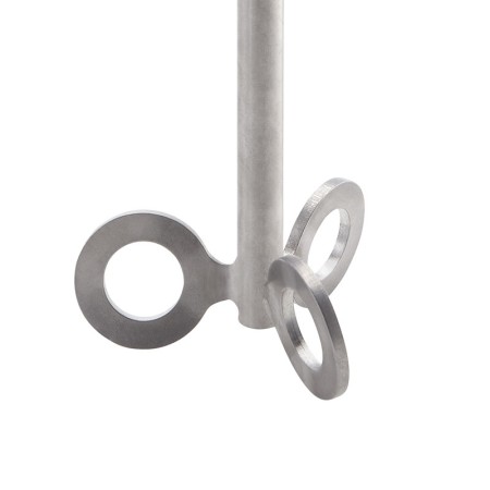 Paleta VORTINOX otel inoxidabil A2, prindere Ø 10 mm, Ø 140 x 520 mm, capacitate de amestecare 3 - 15 kg, FLEX