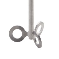 Paleta VORTINOX otel inoxidabil A2, prindere Ø 10 mm, Ø 140 x 520 mm, capacitate de amestecare 3 - 15 kg, FLEX