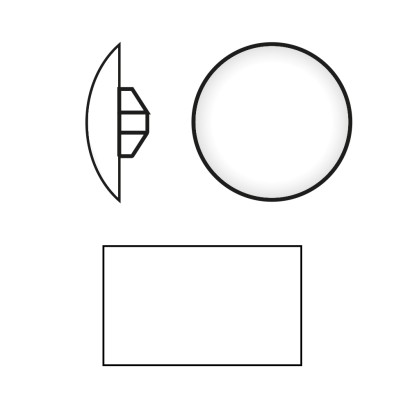 Capacele din plastic, Ø13...