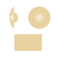 Capacele din plastic, Ø13 mm, pentru suruburi pozidriv PZ3, plastic, colorat, Rocast