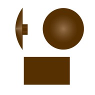 Capacele din plastic Ø12 mm, pentru suruburi torx T15, plastic, colorat, Rocast