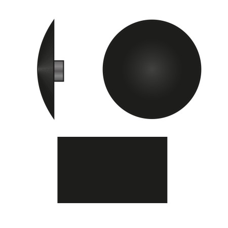 Capacele din plastic Ø12 mm, pentru suruburi torx T15, plastic, colorat, Rocast