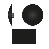 Capacele din plastic Ø12 mm, pentru suruburi torx T15, plastic, colorat, Rocast