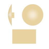 Capacele din plastic Ø12 mm, pentru suruburi torx T15, plastic, colorat, Rocast