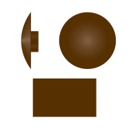 Capacele din plastic Ø16 mm, pentru suruburi torx T30, plastic, colorat, Rocast