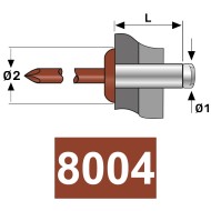Pop-nit standard cap bombat colorat, Aluminiu - Otel, Bralo