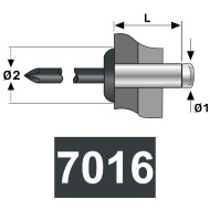 Pop-nit standard cap bombat colorat, Aluminiu - Otel, Bralo
