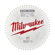 Disc pentru debitare in lemn, Ø ext. 305 mm, Ø int. 30 mm, grosime 3.0 mm, 60 dinti, pentru lemn, Milwaukee