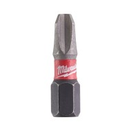 Set de 2 bits PH3 25 mm, conceput pentru masini de insurubat cu impact, Milwaukee