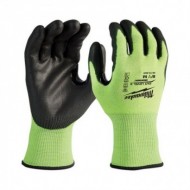 Manusi fluorescente pentru vizibilitate crescuta - nivel C, marime 10/XL, Milwaukee