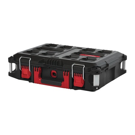 Cutie de transport - PACKOUT, 560 x 410 x 170 mm, protectie IP 65, cu colturi laterale ranforsate, Milwaukee