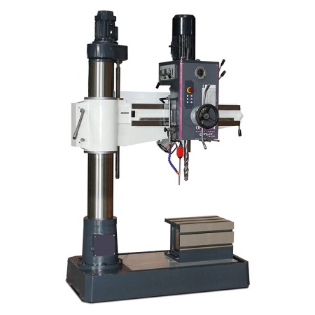 Masina de gaurit radiala, industriala model RD 4E, 2.2 kW, 400 V, fixare suport arbore MK4, 73 - 1220 rpm 6 trepte, Optimum
