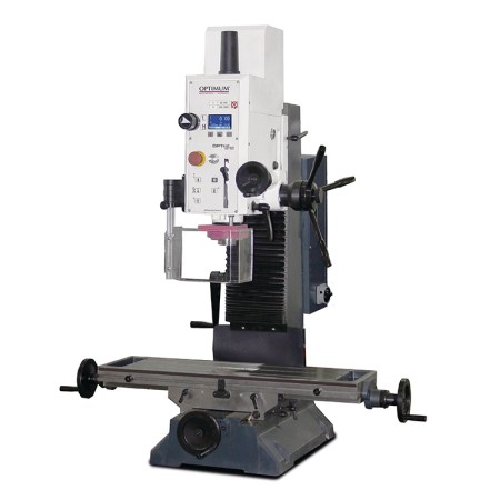 Masina de frezat model MB 4SVD, 3 kW, 230 V, fixare suport arbore MK4 / M16, inclinare cap ±45°, Optimum