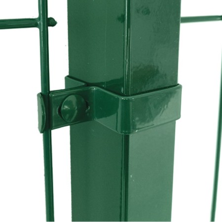 Brida banda 20 x 2 mm pentru fixare traseu (panou intre stalpi), stalp 60 x 40 mm, finisaj zincat, 5 buc/cutie, Rocast