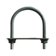 Brida din otel rotund, Ø stalp 60.0 mm, finisaj antracit, RAL 7016, 10 buc/cutie, Rocast