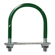 Brida din otel rotund, Ø stalp 114.0 mm, finisaj verde, RAL 6005, 10 buc/cutie, Rocast
