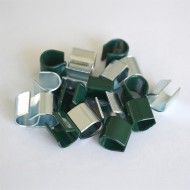 Clips 12 x 1 mm, prindere max. 2 x Ø 5 mm, finisaj zincat, 20 buc/cutie, Rocast