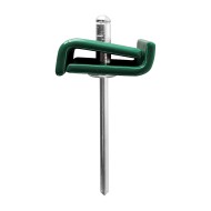 Set inadire panouri de gard, 2 cleme de 20 x 20 x 2.5 mm, pop-nit Ø 4 x 12 mm, finisaj zincat, 20 buc/cutie, Rocast