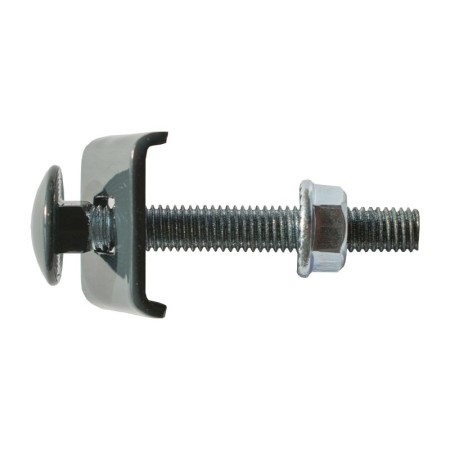 Set surub torbant cu piulita si clema, M8 x 100 mm, A stalp  80 mm, finisaj antracit, RAL 7016, 50 buc/cutie, Rocast