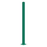 Stalp gard cu talpa 140 x 140 x 4.5 mm, dimensiune 60 x 40 mm, lungime 1500 mm, finisaj antracit, RAL 7016, 1 buc/cutie, Rocast