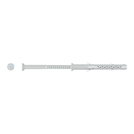 Diblu universal din plastic cu cap inecat cu zona mare de expandare pentru fixarea cadrelor, Rawplug