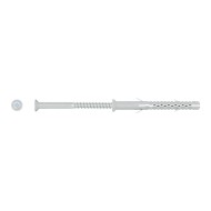 Diblu universal din plastic cu cap inecat cu zona mare de expandare pentru fixarea cadrelor, Rawplug