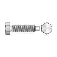 Surub, M12 x 90, complet filetat cu cap hexagonal si varf de centrare, otel, DIN 561, 5 buc./cutie