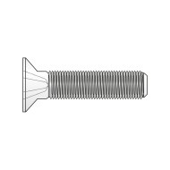 Surub, M2 x 6, cu cap inecat si locas cruciform, inox A2, DIN 965, 500 buc./cutie