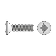 Surub, M6 x 60, cu cap semiinecat si locas cruciform, Inox A2, DIN 966, 50 buc./cutie
