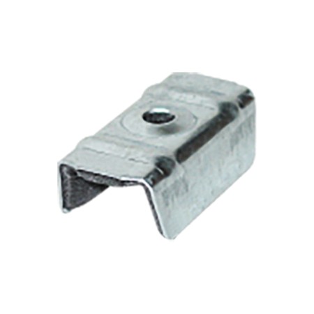 Saiba de coama Ø6.5 x 26 x 50 x18 x16 mm, otel, RAL 8017 maro ciocolatiu, 100 buc./cutie