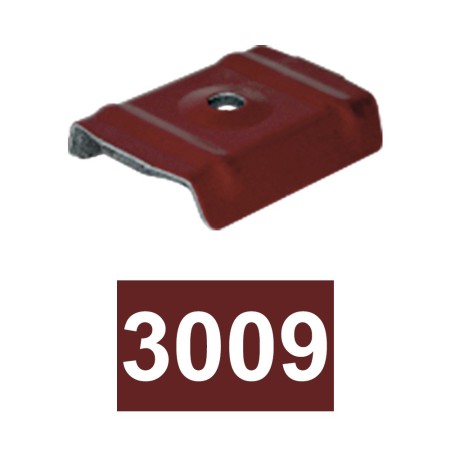 Saiba de coama Ø6.5 x 38 x 50 x30 x10 mm, marimea 30, otel, ral 3009 ruginiu, 500 buc./cutie