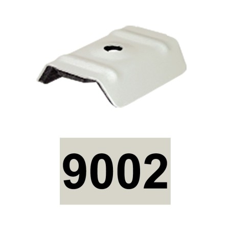Saiba de coama Ø6.5 x 36 x 50 x30 x16 mm, marimea  25 otel, RAL 9002 gri deschis, 100 buc./cutie
