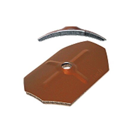 Saiba de coama Ø6.5 x 75 x 50 mm, otel, ral 6005 verde muschi, 500 buc./cutie