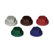 Capac 8 mm, pentru suruburi cu cap HEX, plastic, RAL 9002 gri deschis, 50 buc./cutie