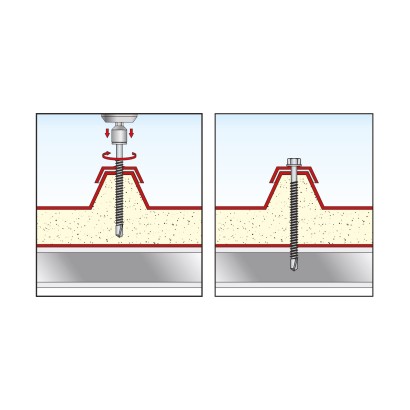 Surub autoforant 6.3 x 80...