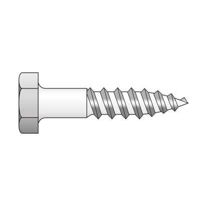 Holzsurub 8 x 25 mm, cap...