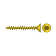 Surub rapid 8 x 350 mm, total filetat, amprenta T40, otel zincat, galben, 50 buc./cutie