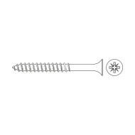 Surub PAL 5 x 60 mm, partial filetat, cap innecat, otel zincat alb, 500 buc./cutie